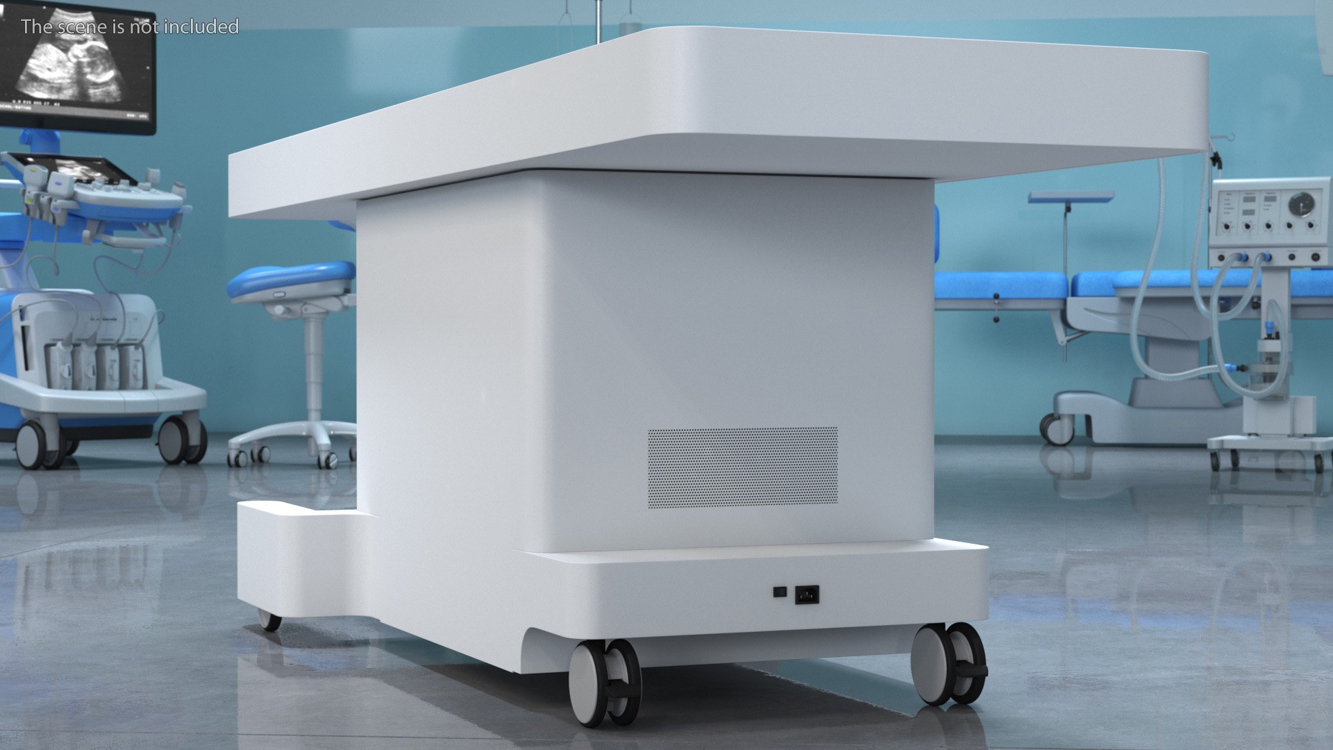 Horizontal Interactive Table With Display The Brain Device 3D ...