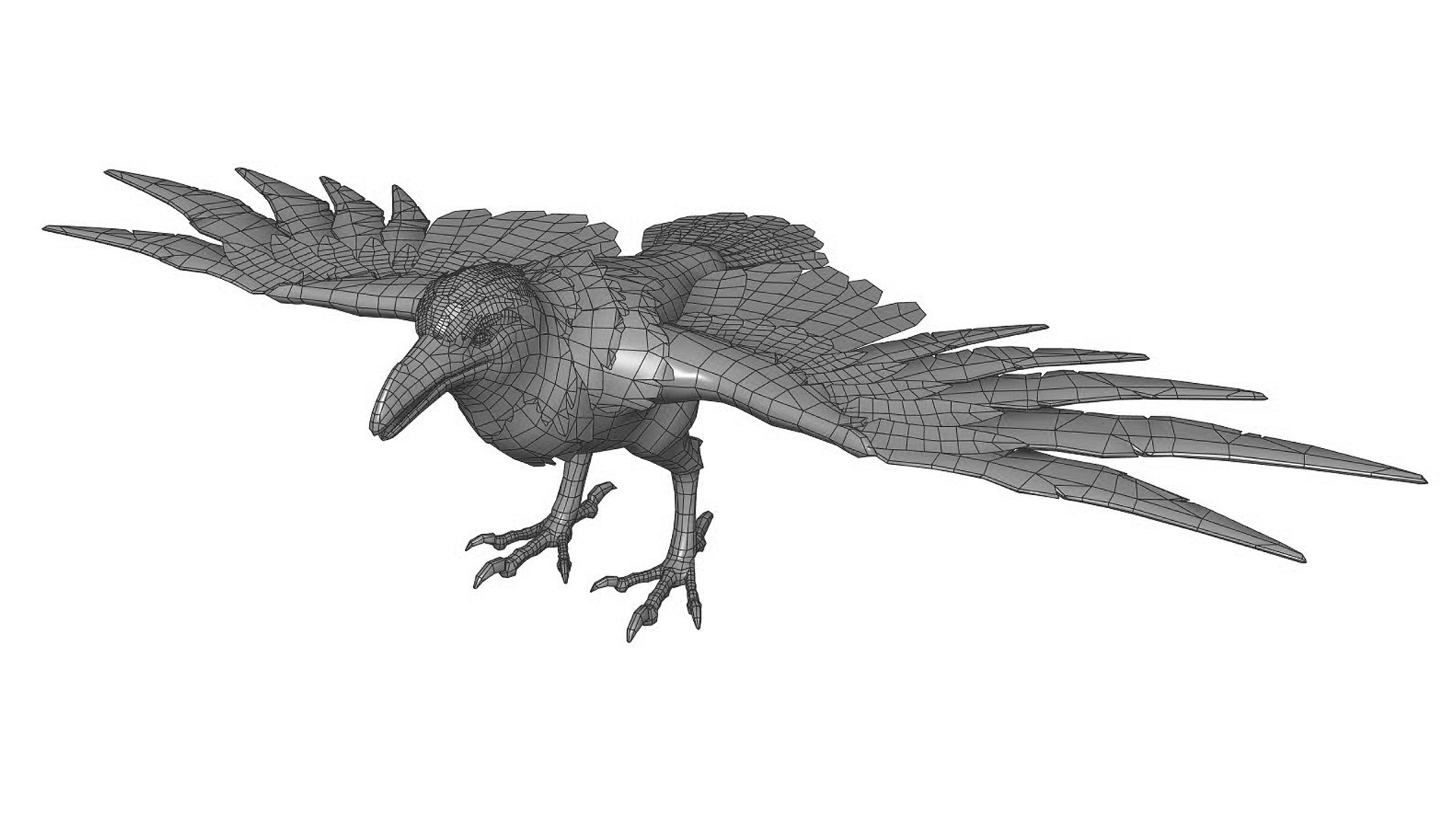 Vail Crow Anim Rig model https://p.turbosquid.com/ts-thumb/HT/MjxgUv/JX/wire/jpg/1702244507/1920x1080/fit_q87/4e679d2501fe74089b8c346d4630b95173e5875b/wire.jpg