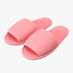 3D Pink Slippers