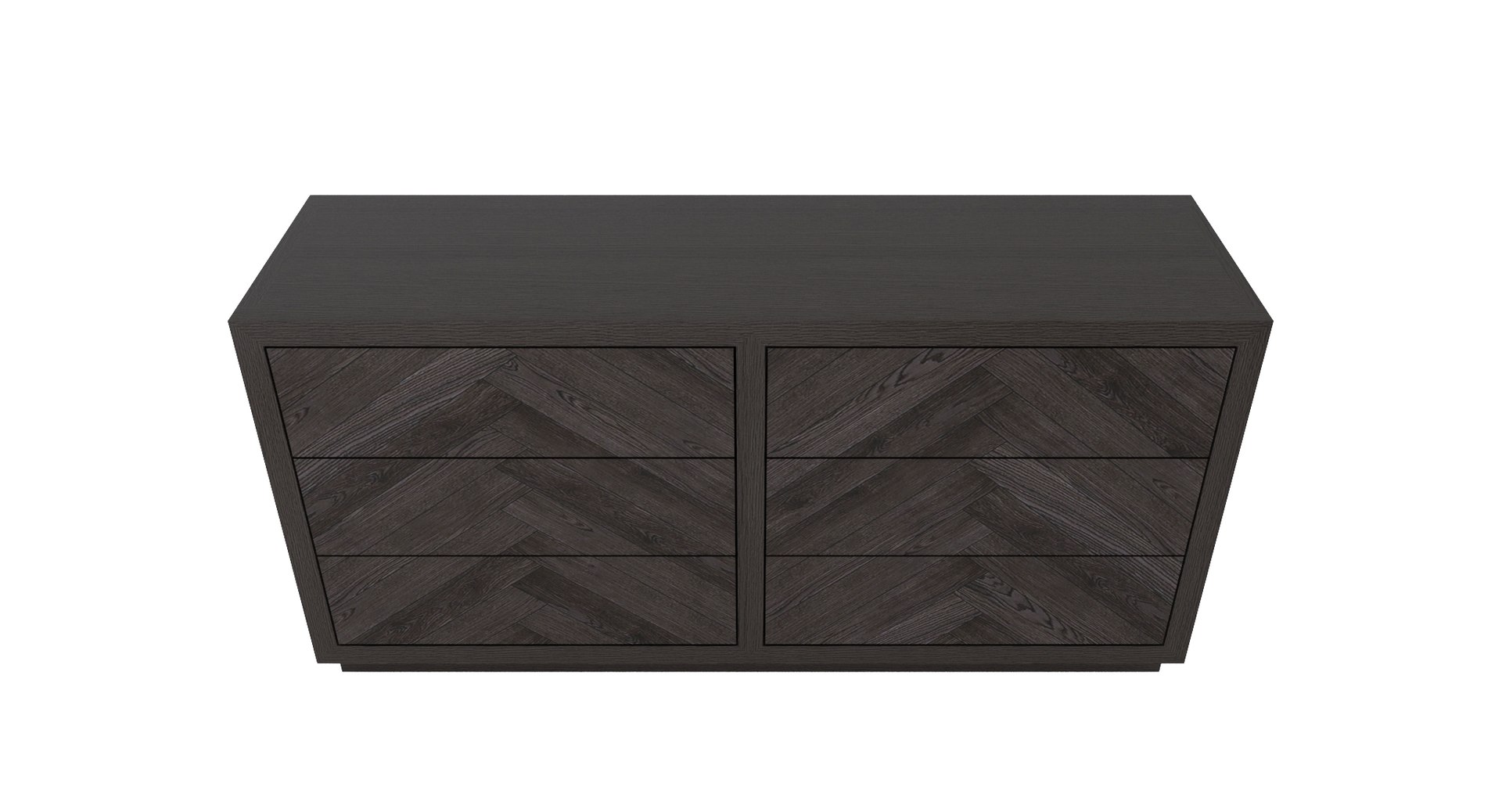 3d model restoration hardware herringbone dresser