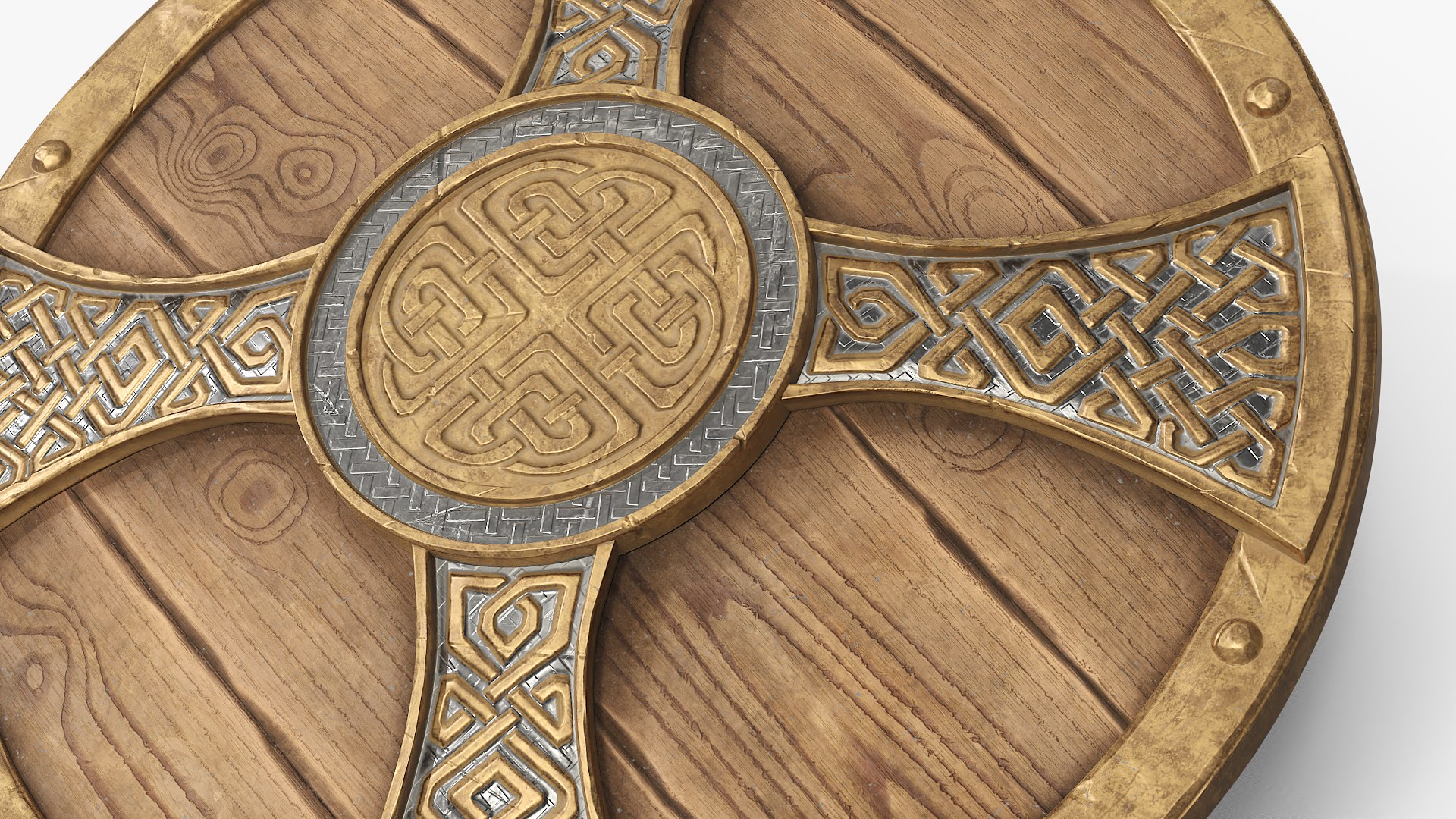 Round Shield 3D Model - TurboSquid 2396545