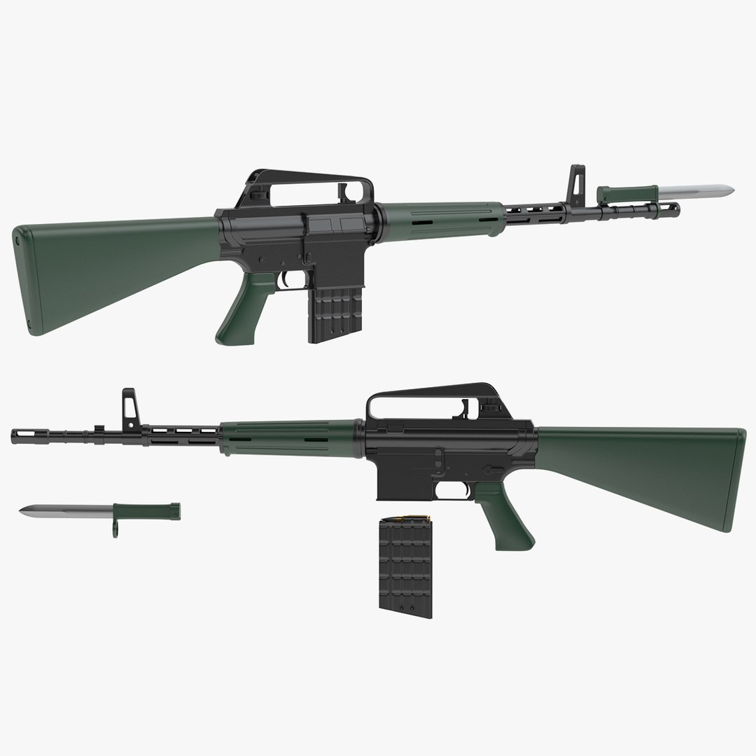 3D Armalite Ar-10 10 - TurboSquid 1704512