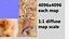 Pizza con funghi e storione