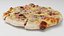 Pizza con funghi e storione