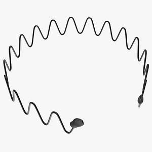Hairband Wave Plastic 3D model