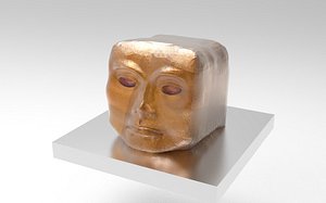 Gold heads 3D model