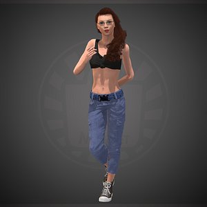 3D character people human