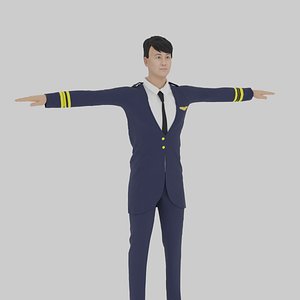 Airline Pilot 3D model