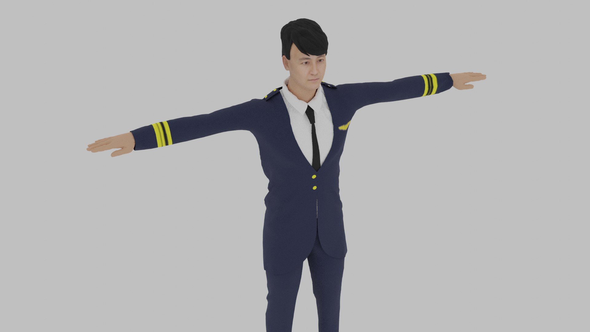 Airline Pilot 3D Model - TurboSquid 2021610