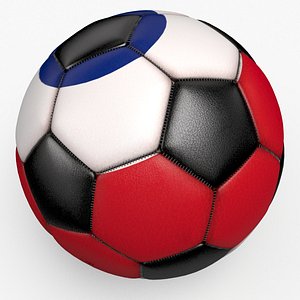 3d soccerball pro ball black model