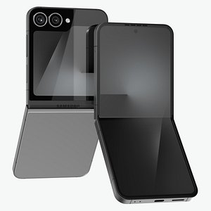 Samsung Galaxy Z Flip 7 FE Black 3D model