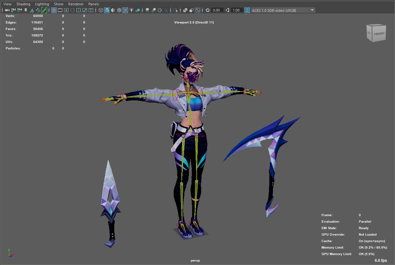 3D model KDA ALL OUT Akali RIGGED - TurboSquid 2059706