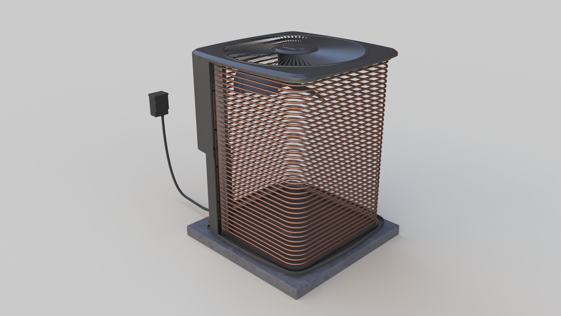 Ac Condensing Unit 3D Model - TurboSquid 1563735