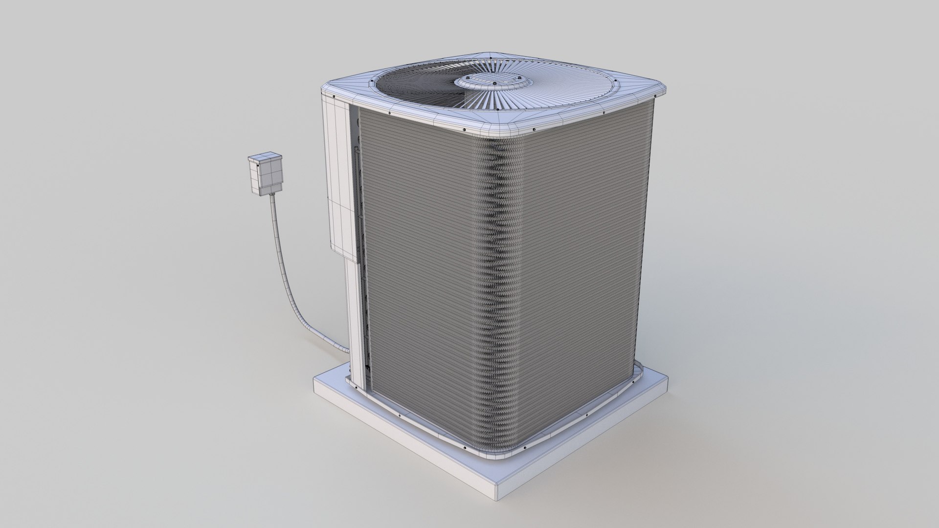 Ac Condensing Unit 3D Model - TurboSquid 1563735