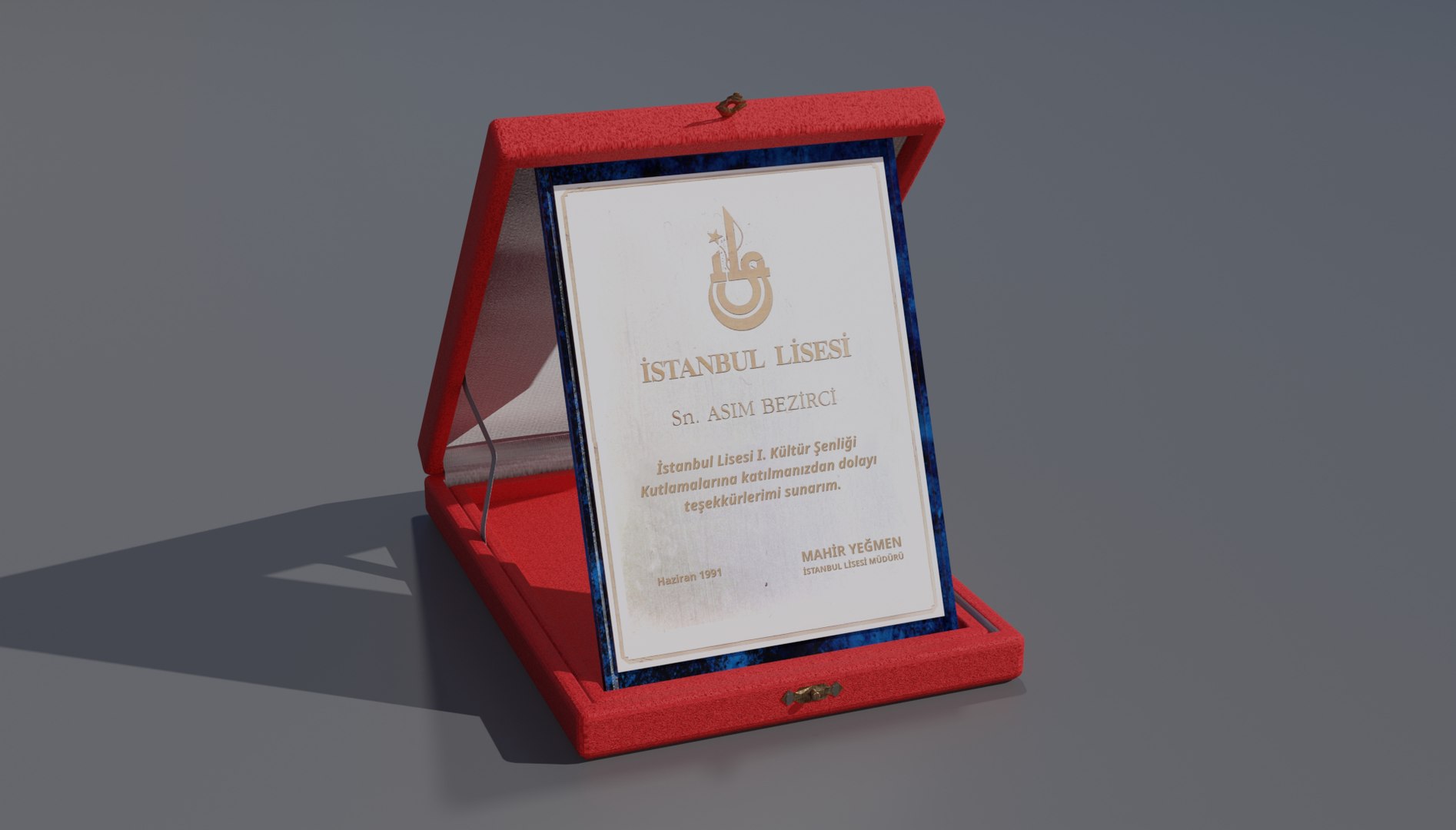 3D Award Plaque Model - TurboSquid 2317333