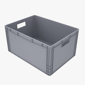 c4d plastic crate