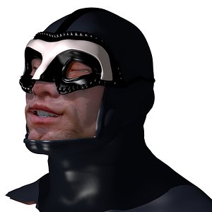 Man Head Rigged + costume "Hero" 3.0