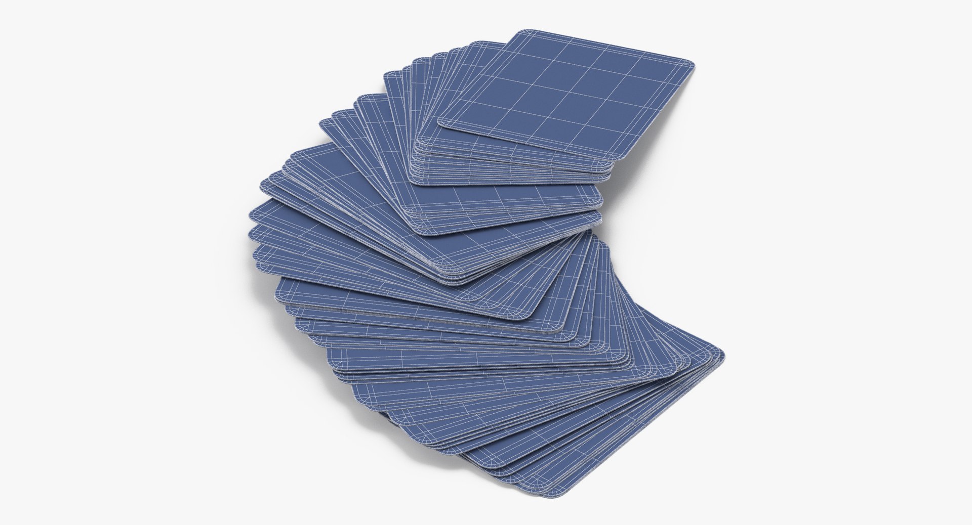 Playing Cards Blue Deck Model - TurboSquid 1155198