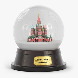 Saint Basil Cathedral Snow Globe 3D
