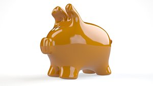 piggy bank 3d model