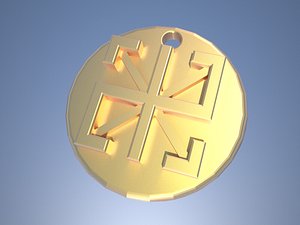slavic amulet radinec 3D