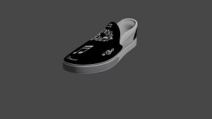 Gold Vans Turbo Squid File Jazz 3D model