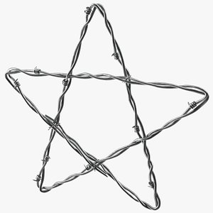Barbed Wire Star model