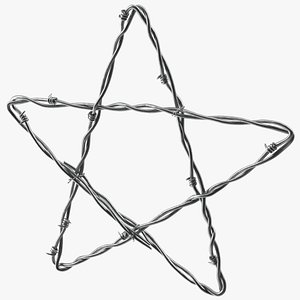 Barbed Wire Star