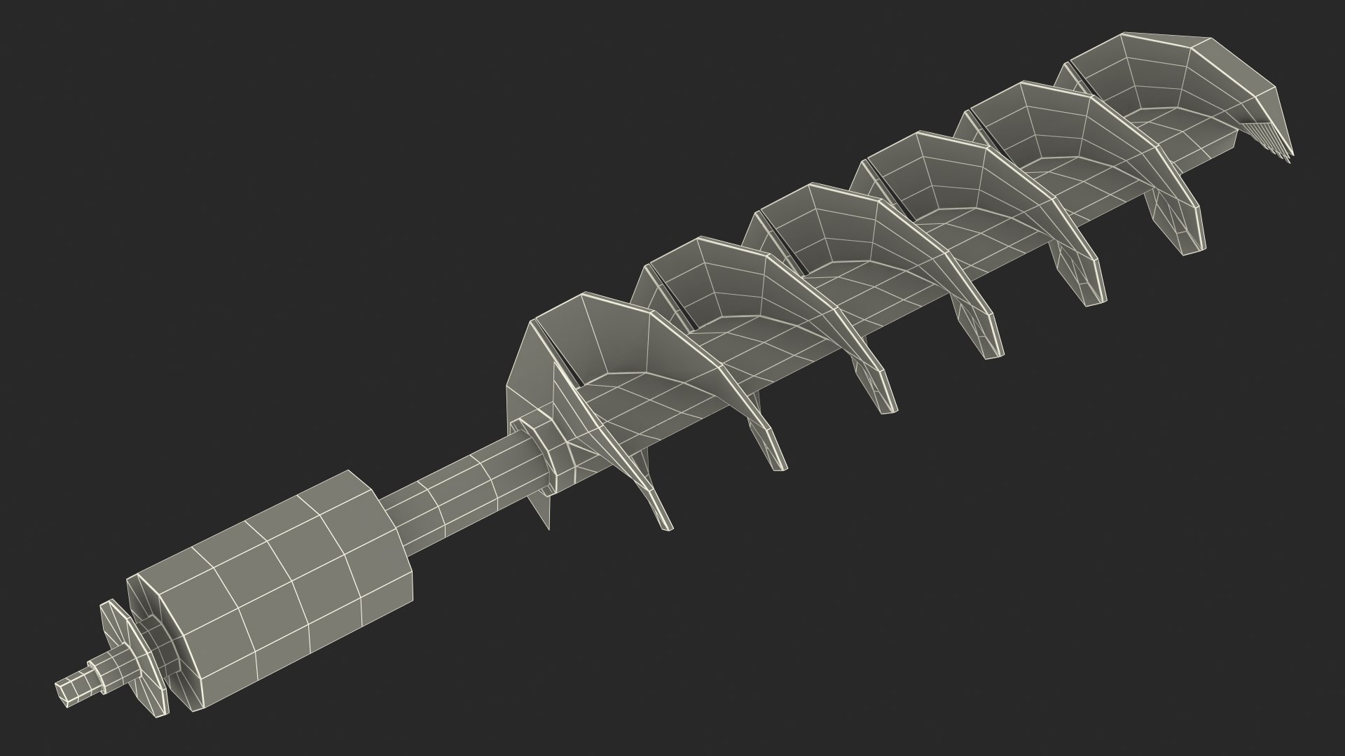 Ice Auger Bit New model - TurboSquid 2109577