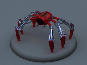 spydor robotic spider 3d model