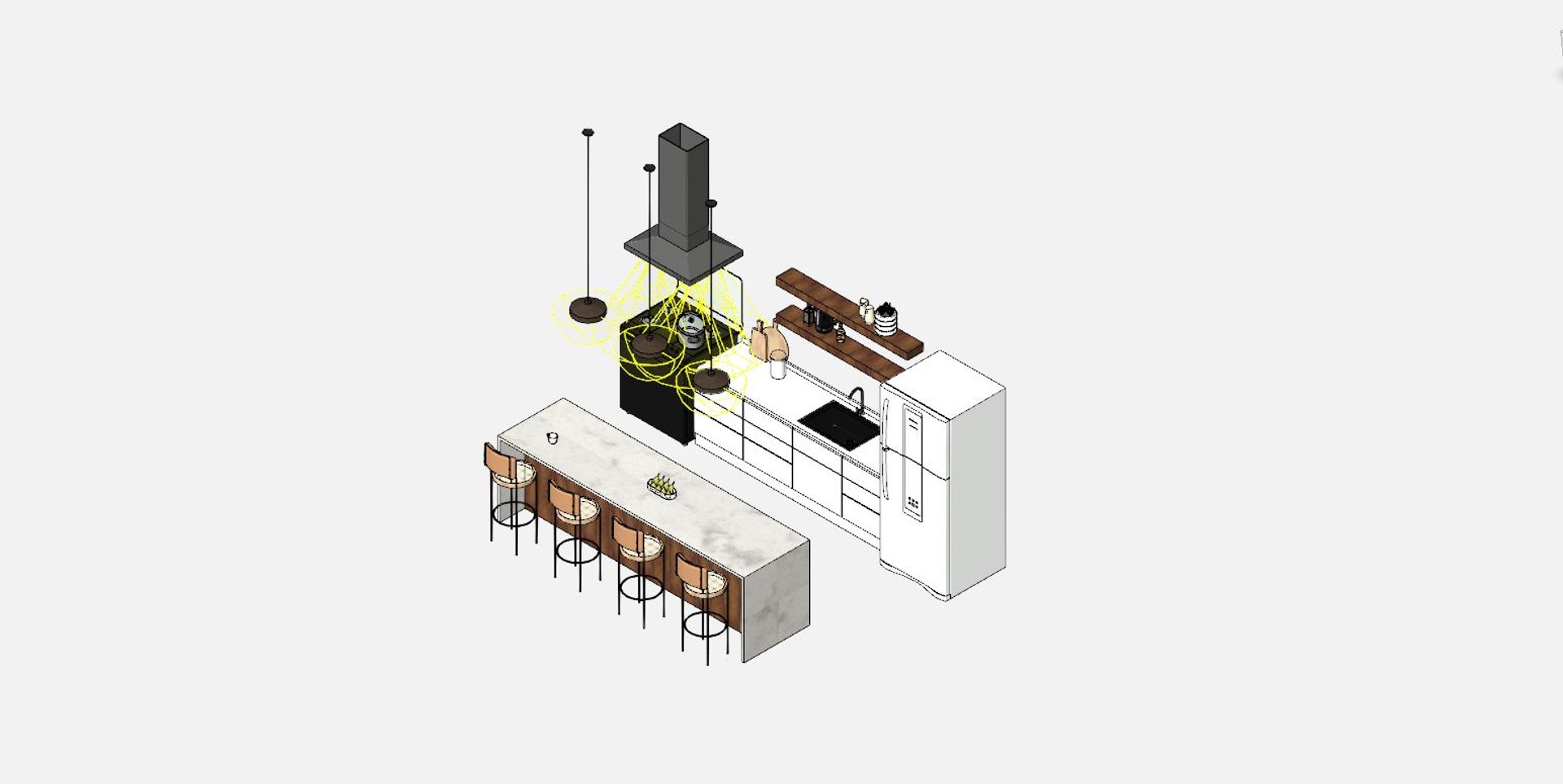 3D Parametric Kitchen - TurboSquid 1759695
