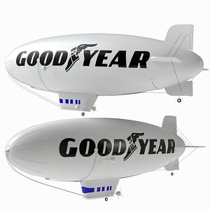 3D Good year Blimp