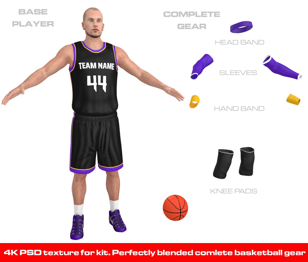 3D Basketball Player Ball - TurboSquid 1273135