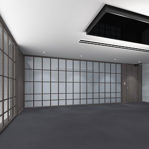 Spacious Meeting Room Empty