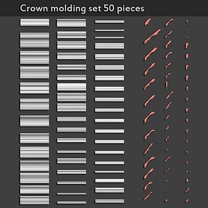 crown molding set model
