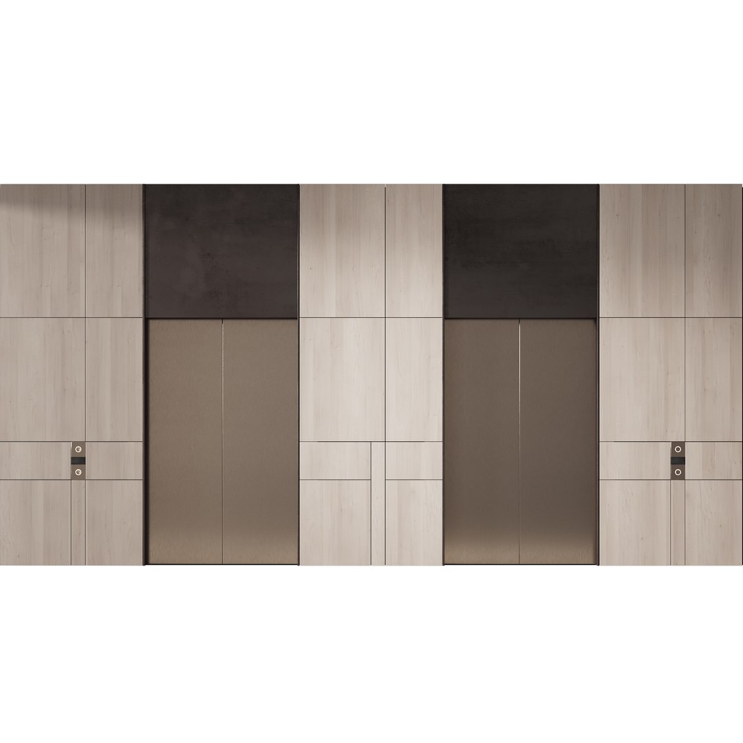 3D 535 Elevator Lobby Design In 2 Options 01 - TurboSquid 2309632