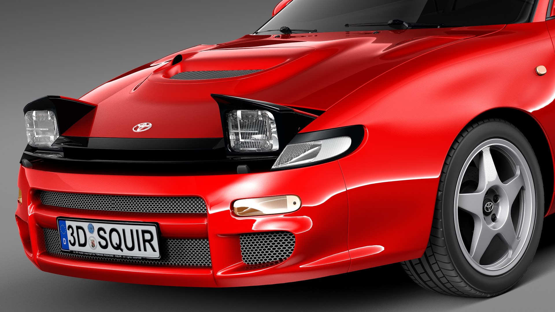 Toyota Celica Coupe St185 3ds