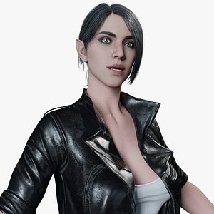Elf - female PBR 8k highdetail full-rigged 2026