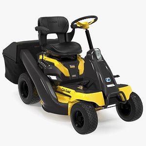 Electric Riding Lawn Mower with Bagger Cub Cadet CC30E Rigged