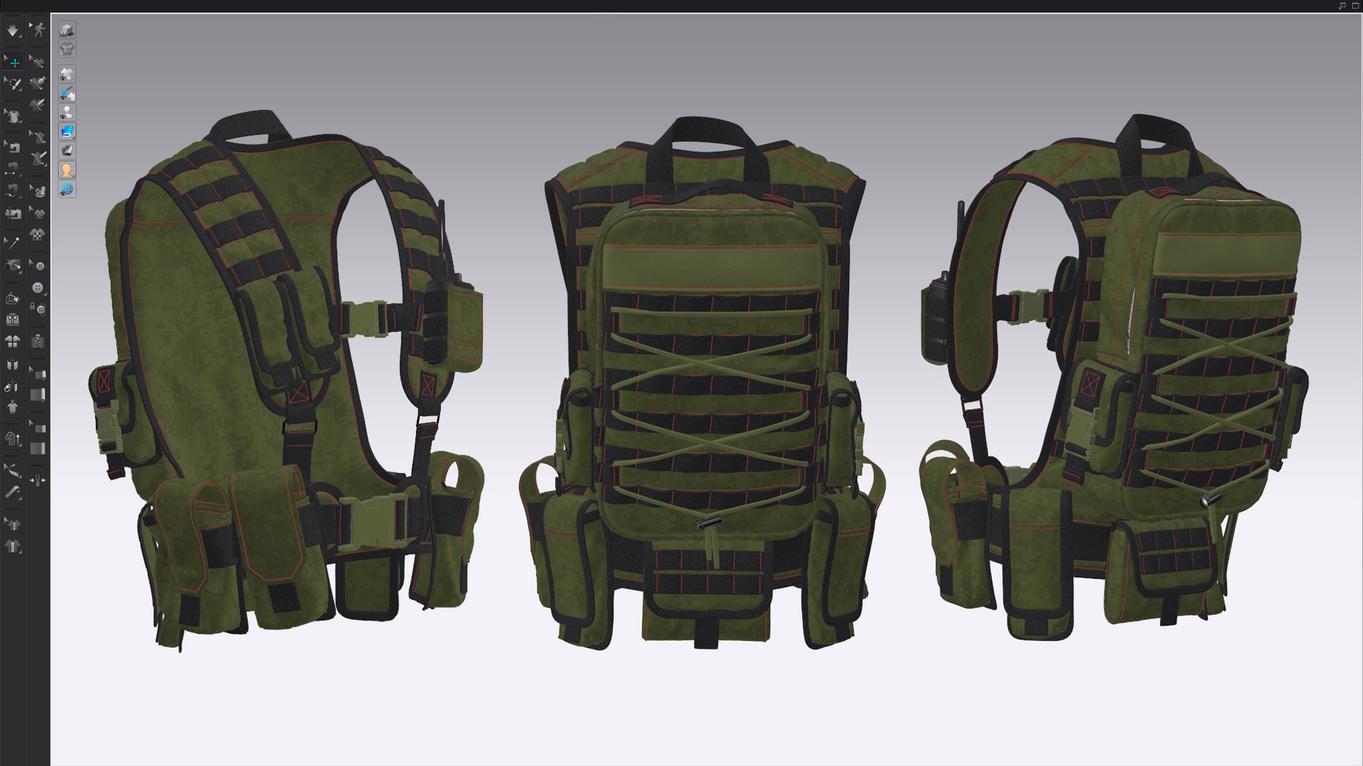 Tactical Equipment 2 3D Model - TurboSquid 2201356