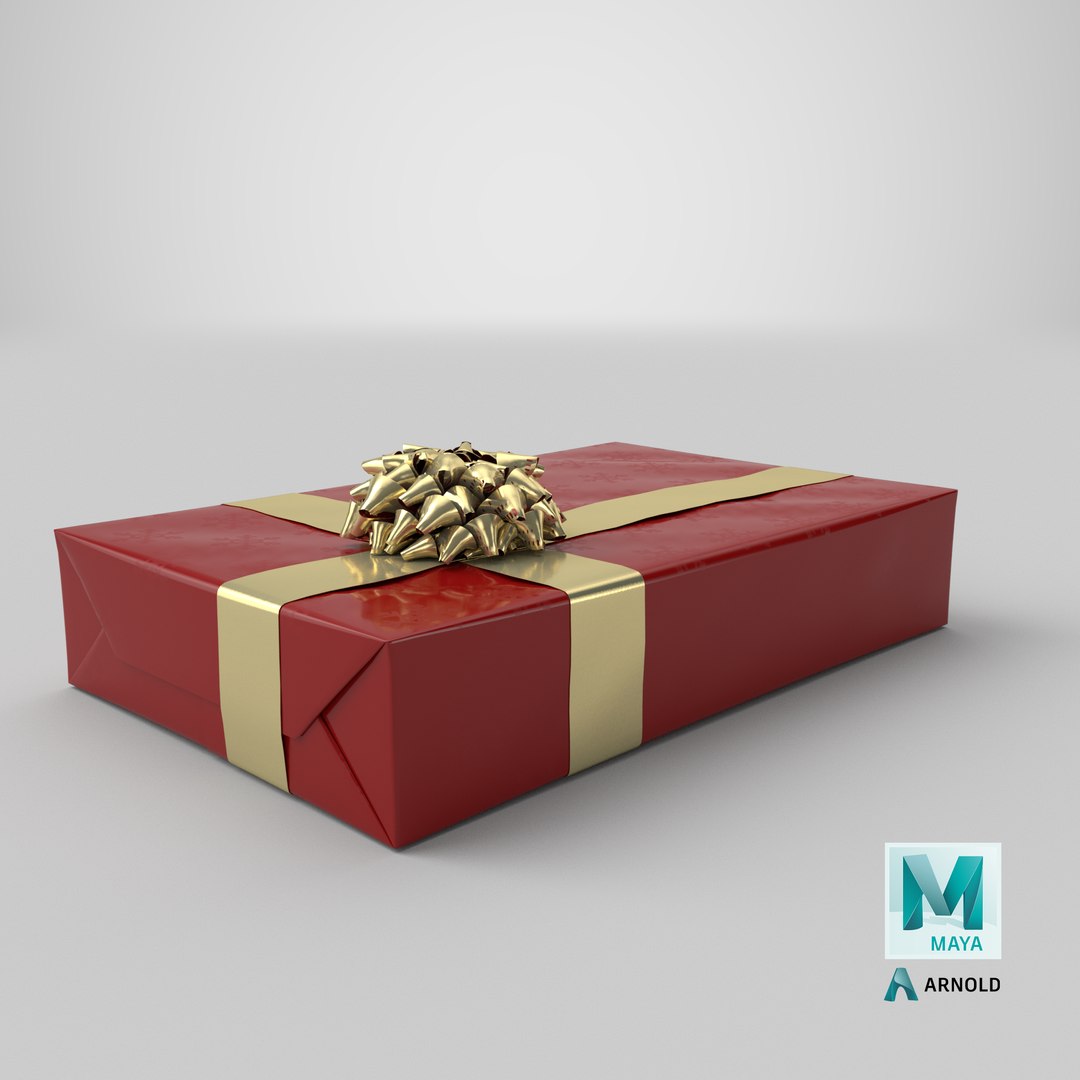 3D Realistic Christmas Present 09 - TurboSquid 1971143
