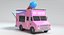 3D ice cream truck model