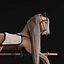Rocking Wood plush Horse Pony chair toy Rocker for Kids