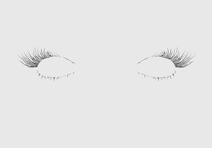 3D Realistic Long Eyelashes model