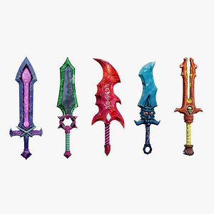 3D model Swords Pack 3d model
