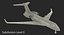 Bombardier Global 6000 Rigged 3D Model