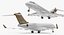 Bombardier Global 6000 Rigged 3D Model