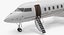 Bombardier Global 6000 Rigged 3D Model