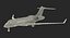 Bombardier Global 6000 Rigged 3D Model