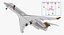 Bombardier Global 6000 Rigged 3D Model